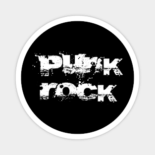 punk rock distorted bold  logo Magnet